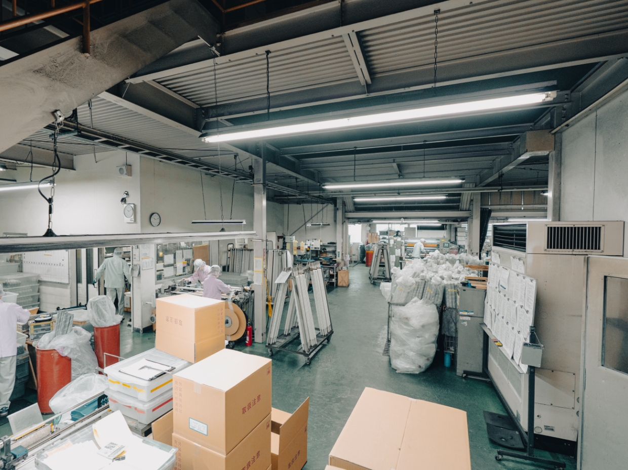 共立紡機の会社の外観・内観